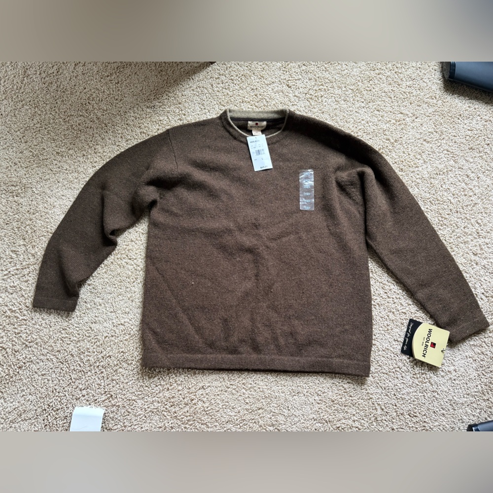 Woolrich Men's Dark Brown Crewneck Sweater (NWT)